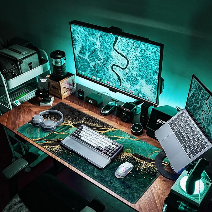 Canjoy Gaming Mouse Pad, Large Extended Mouse Pad Big Computer Mousepad for Home Office Gaming Work 31.5x15.7inch