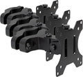 Mount-It! Universal VESA Pole Mount | Full Motion TV Pole Bracket | VESA 75 100 | Fits TVs or Monitors Up to 32 Inches (Pack of 3)
