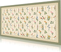 Desk Pad, ZAXOXAZ PU Lesther Desk Protector, 31.5" x 15.7" XXL Large Extended Mouse Pad, Big Floral Desk Mat Flowers Desk Blotter, Laptop Desk Pad, Waterproof Desk Writing Pad for Office and Home