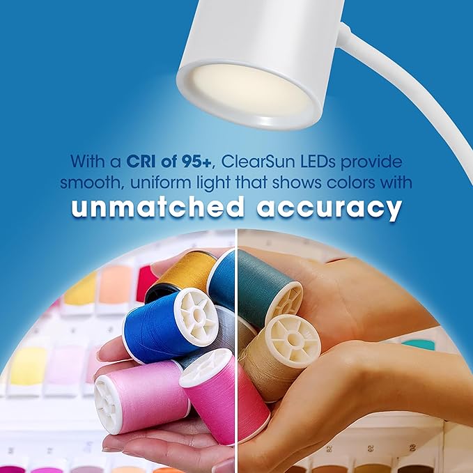 OttLite Aglow LED Desk Lamp with Wireless Charging Stand, 3 Color Temperatures, Storage and Organization Area, Book Light, Table Lamp Reading Light, Work Light, Desk Lights for Home Office or Bedside
