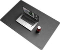 CENNBIE 35.5" x 23.6" Leather Desk Mat, Non-Slip Waterproof Extra Wide Desk Pad Protector,Computer Mouse Pad for Office Home (Black)