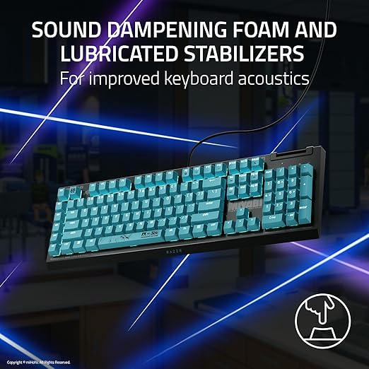 Razer BlackWidow V4 X Mechanical Gaming Keyboard: Green Switches Tactile & Clicky - 6 Macro Keys - Chroma RGB - Doubleshot ABS Keycaps - Sound Dampening & Stabilizers - Zenless Zone Zero Edition