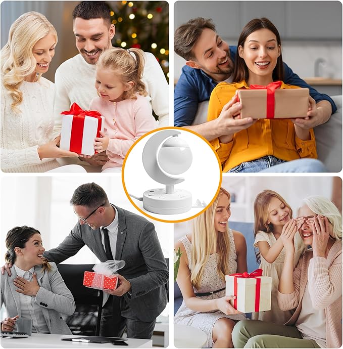 Table Lamp with USB Charging Port & AC Outlet, 3-Color Dimmable LED Desk Lamp, Eye-Caring Bedside Nightstand Light for Bedroom, Home Office & Living Room