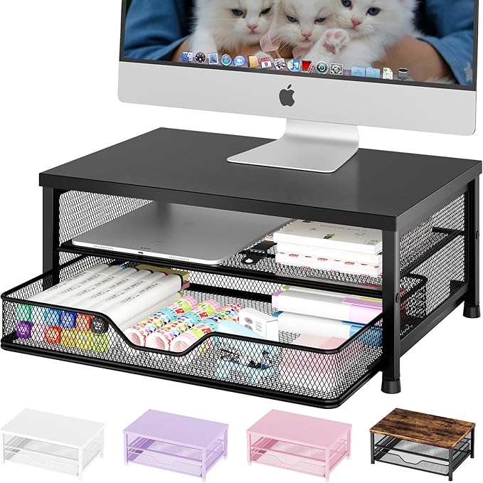OPNICE Computer Monitor Stand Riser – Black