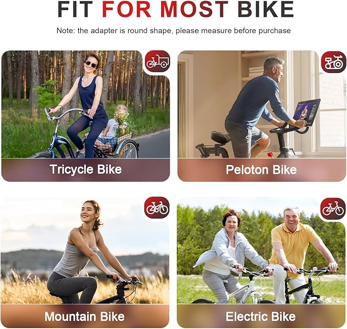 BLUEWIND New Noseless Oversized Bike Seat, Wide Bicycle Saddle Novel Backrest Design for Electric Bike, Universal Fit Exercise Bike or Road Stationary Bike Seat Cushion for Men & Women