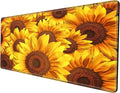 Gaming Mouse Pad 48 x 24 Giant Desk Mat XXXL Mousepad Extra Large Desk Pad Sunflower Full Huge Computer Mat for Protector Desktop Wireless Women