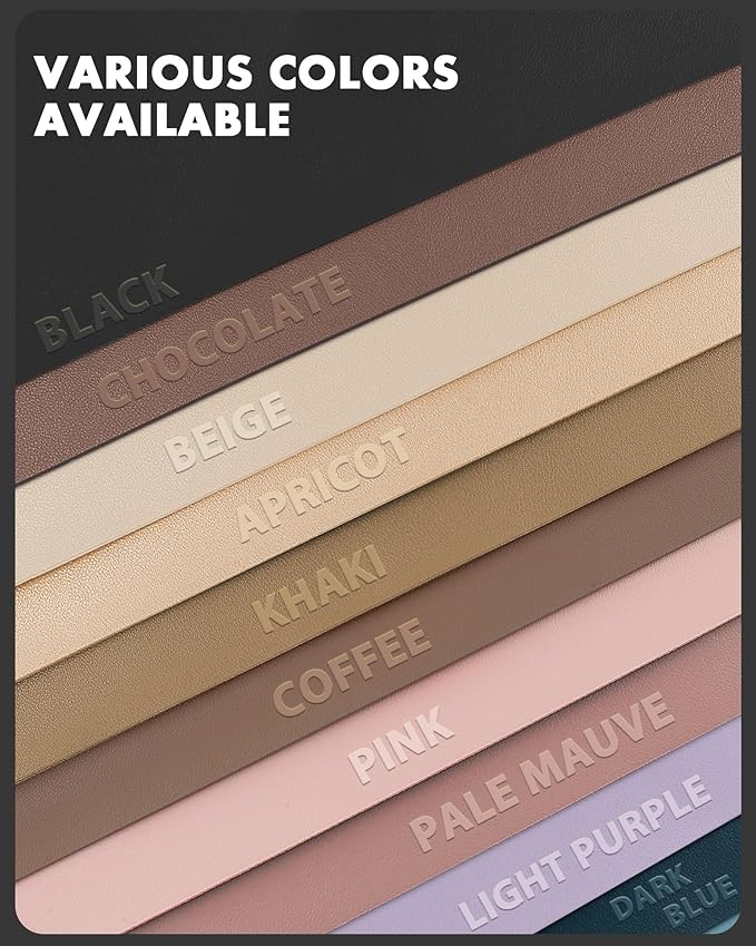 YSAGi Double-Sided Desk Pad, 31.5"x15.7"Leather Desk Mat, Eco Cork Desk Pad Protector,Large Mouse Pad,Waterproof Desk Blotter for Office/Home(Chocolate)
