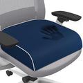 Seat Cushion for Tailbone Pain Relief, Office Chair Cushion, Memory Foam Large Chair Cushion with Non-Slip Cover for Soft Support at Office Chair, Car Seat, Airplane Dark Blue/X-Large