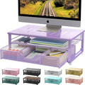 gianotter Computer Monitor Stand Riser – Dark Green