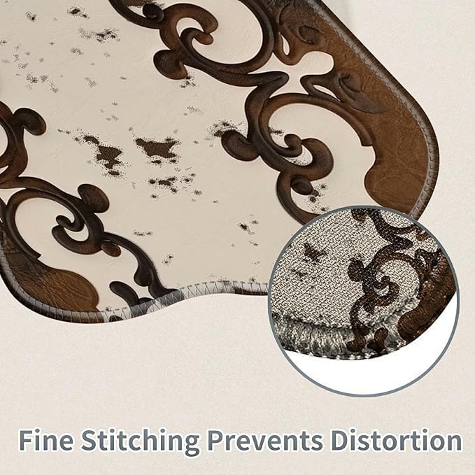 Cute Mouse Pad Plus 1 Coaster, Small Gaming Mouse Mat 11.8 x 9.45 inches, Travel Mouse Pads with Durable Stitched Edges Non-Slip Base, Art Leopard Decor Mousepad for Office Home
