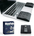 WavePads by PostureUp – Original Two Pack Adjustable Wrist Rests for Laptop and Keyboard Ergonomic Memory Foam Laptop Wrist Pads for Wrist Pain & Carpal Tunnel Relief, Memory Foam Wrist Support Pad