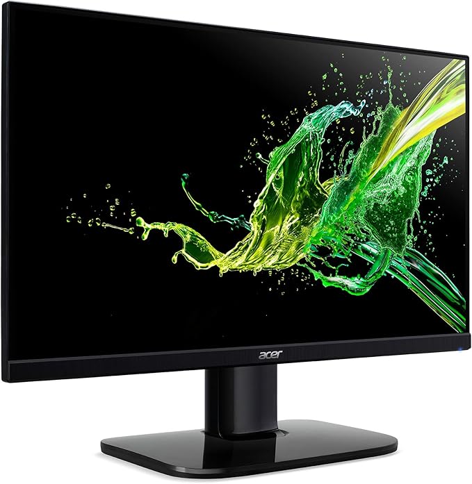 acer KB272 EBI 27" IPS Full HD (1920 x 1080) Zero-Frame Gaming Office Monitor | AMD FreeSync Technology | Up to 100Hz Refresh | 1ms (VRB) | Low Blue Light | Tilt | HDMI & VGA Ports,Black