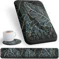Ospelelf Keyboard Wrist Rest Ergonomic Mouse Pad with Wrist Rest Support Wrist Rest for Computer Keyboard, Green
