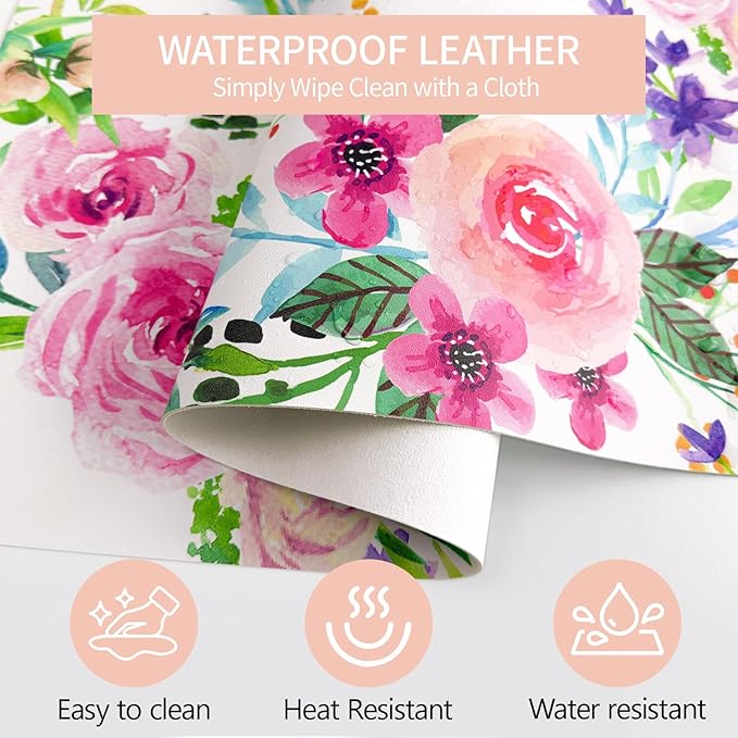 Long Desk Mat, Large Mouse Pad for Desk, Women Girls Waterproof Large Keyboard Pad, Cute Computer Mat for Office Work/Home/Decor/Desktop Accessories (47.2"x16.9")