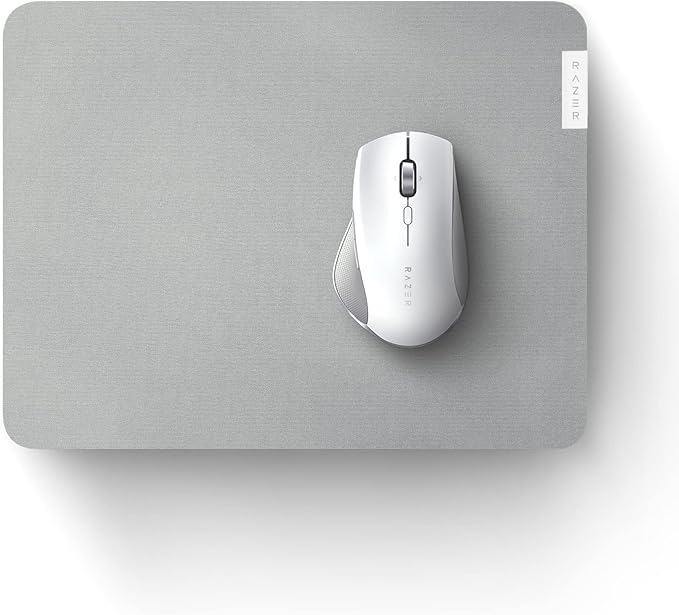 Razer Pro Glide Soft Mouse Mat: Thick, High-Density Rubber Foam - Textured Micro-Weave Cloth Surface - Anti-Slip Base - Medium Size
