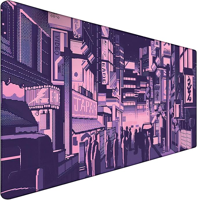 Large Mouse Pad, Office Desk Pad Gaming, Durable Waterproof Non-Slip Base Long XXL Large Gamer DeskMat for Home Office Gaming Work, Kyoto