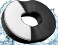 Deluxe Donut Pillow for Tailbone Pain Relief with Machine Washable Water Resistant Cover, Hemorrhoid Pillow for Sitting, Orthopedic Donut Seat Cushion for Bed Sores, Pregnancy, Coccyx, Sciatica