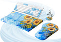 Ospelelf Ergonomic Mouse Pad and Keyboard Stand Wrist Rest Set, Memory Foam Comfort, for Typing, Office Desk Accessories, Sunflower