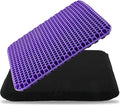 Ergonomic Gel Seat Cushion for Long Sitting, Tailbone and Coccyx Pain Relief, Office Chair Comfort, Wheelchair Pad, Chair Cushion for Back Support, Comfort Wheelchair Seat Cushions (Light Purple)