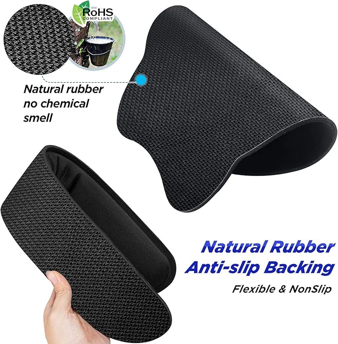 Gimars Upgrade Enlarge Superfine Fibre Soft Smooth Gel Ergonomic Mouse Pad Wrist Support and Keyboard Wrist Rest for Computer, Laptop, Mac, Gaming and Office, Durable, Comfortable