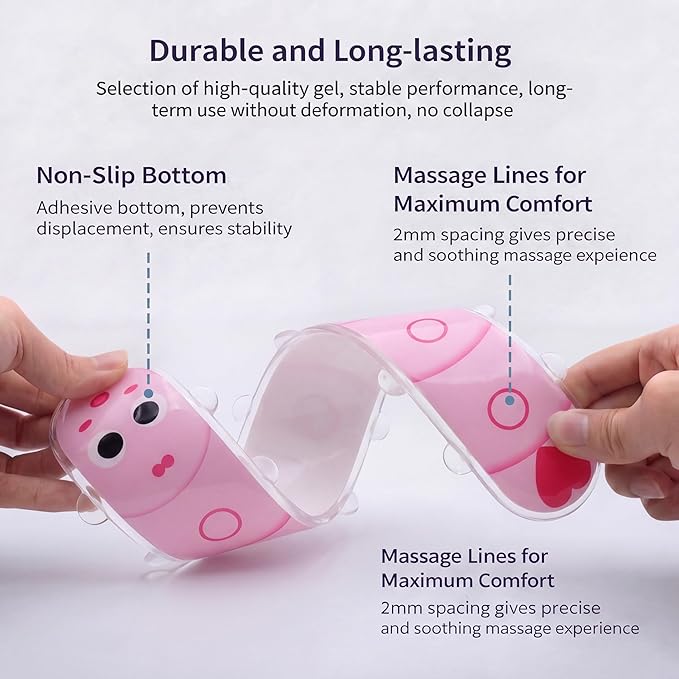Cute Ergonomic Gel Jelly Wrist Rest for Office & Gaming, Support to Relieve Wrist Fatigue, Non-Slip Gel Pad for All-Day Typing Comfort, Won’t Flatten or Lose Shape After Long-Term Use